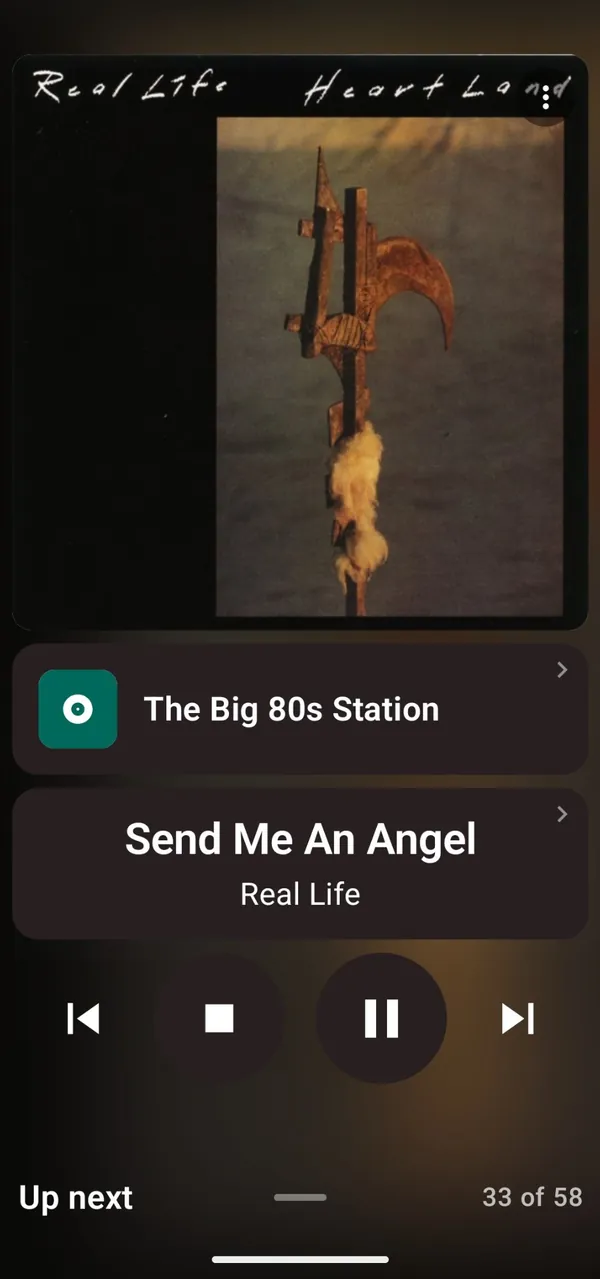 StreamWave Now Playing screen, example 6 of 9