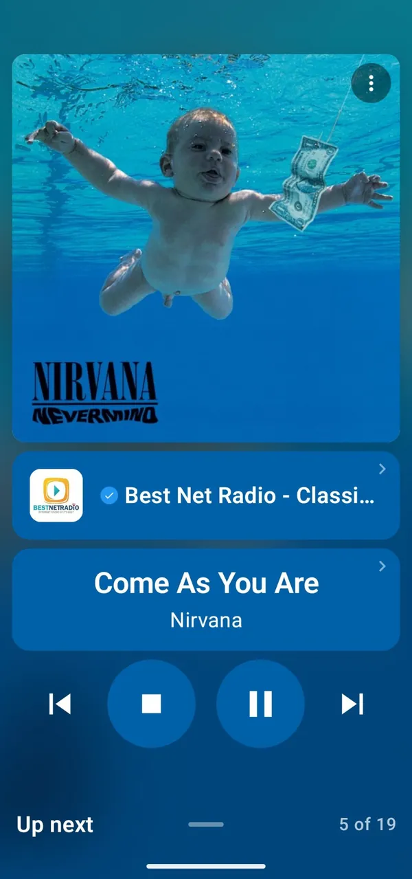 StreamWave Now Playing screen, example 9 of 9